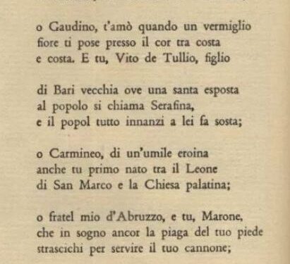 Un ventimigliese citato da Gabriele D’Annunzio ne La Canzone dei Dardanelli